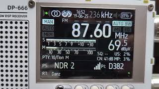 (ES) 19.06.2025 NDR 2 Hamburg (Hamburg / Moorfleet ) ~ 2006KM
