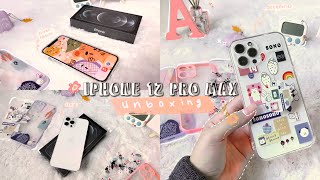 🍎unboxing Iphone 12 Pro Max + accecories 🌞🧸