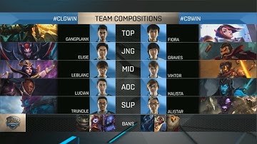 CLG vs C9 Highlights - COUNTER LOGIC GAMING vs CLOUD 9 - NA LCS Week 2 - SPRING 2016