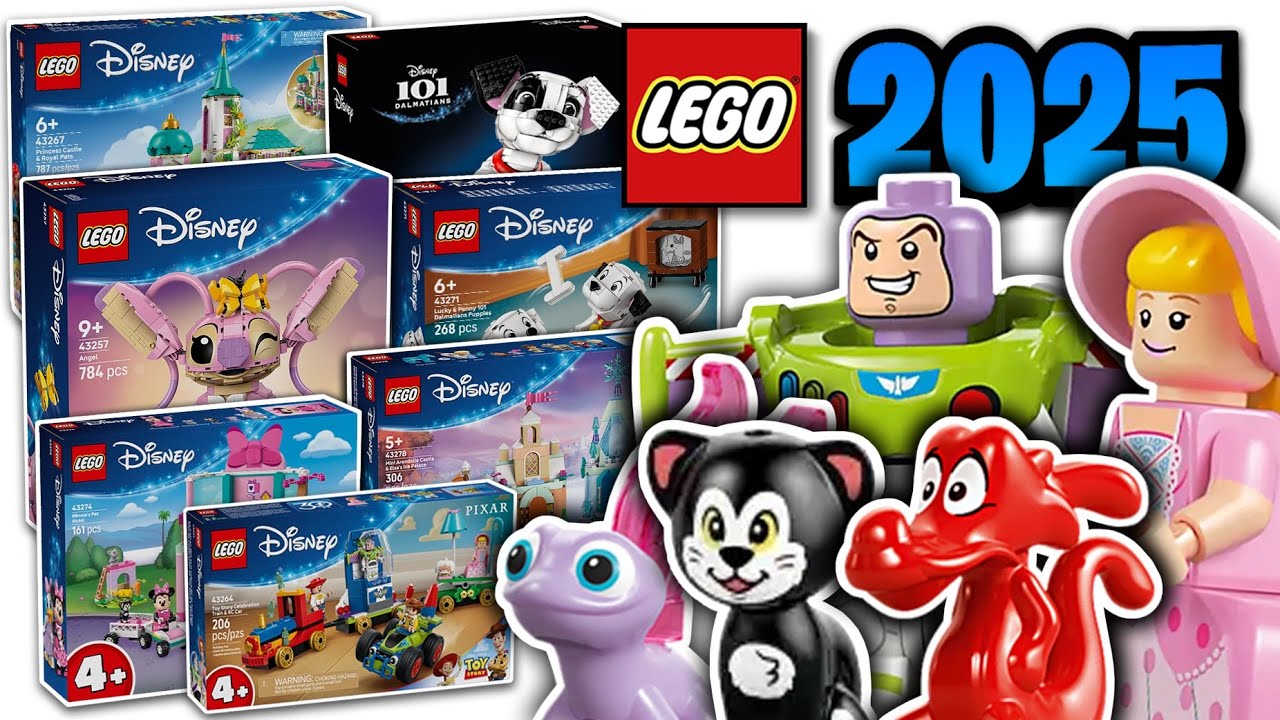 LEGO Disney Summer 2025 Sets OFFICIALLY Revealed - Toy Story Returns, TON OF FIRSTS & MORE!