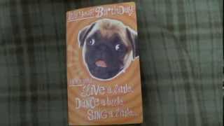 Perverted Birthday Card From My Girlfriend - Pug Dog