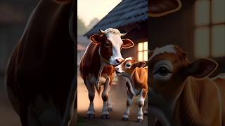 🍼🍼Cow Produce Good Things😆|New Knobb Cartoon Shorts| #milk #producer #storyshorts #shorts #youtube