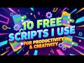 Top 10 Free After Effects Script I Use
