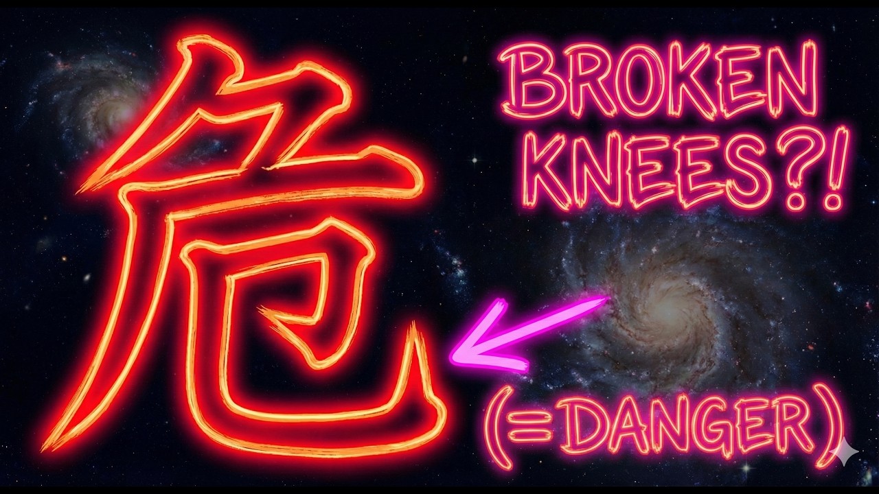 危 (Danger) Explained: Why Broken Knees? (JLPT N4)