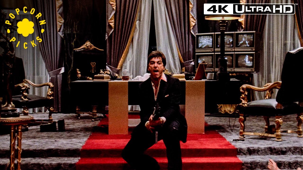 "Say Hello To My Little Friend!" (Al Pacino) (Full Scene)  | Scarface 4k HDR