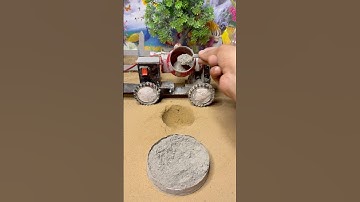 DIY mini tractor construction machine new science project #project #minitractor #ytshorts #shorts