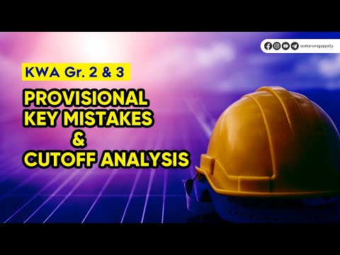 CUTOFF കൂടുമോ ? | KWA Gr. 2 & 3 Exam | Provisional Answer key Mistakes & Cutoff analysis