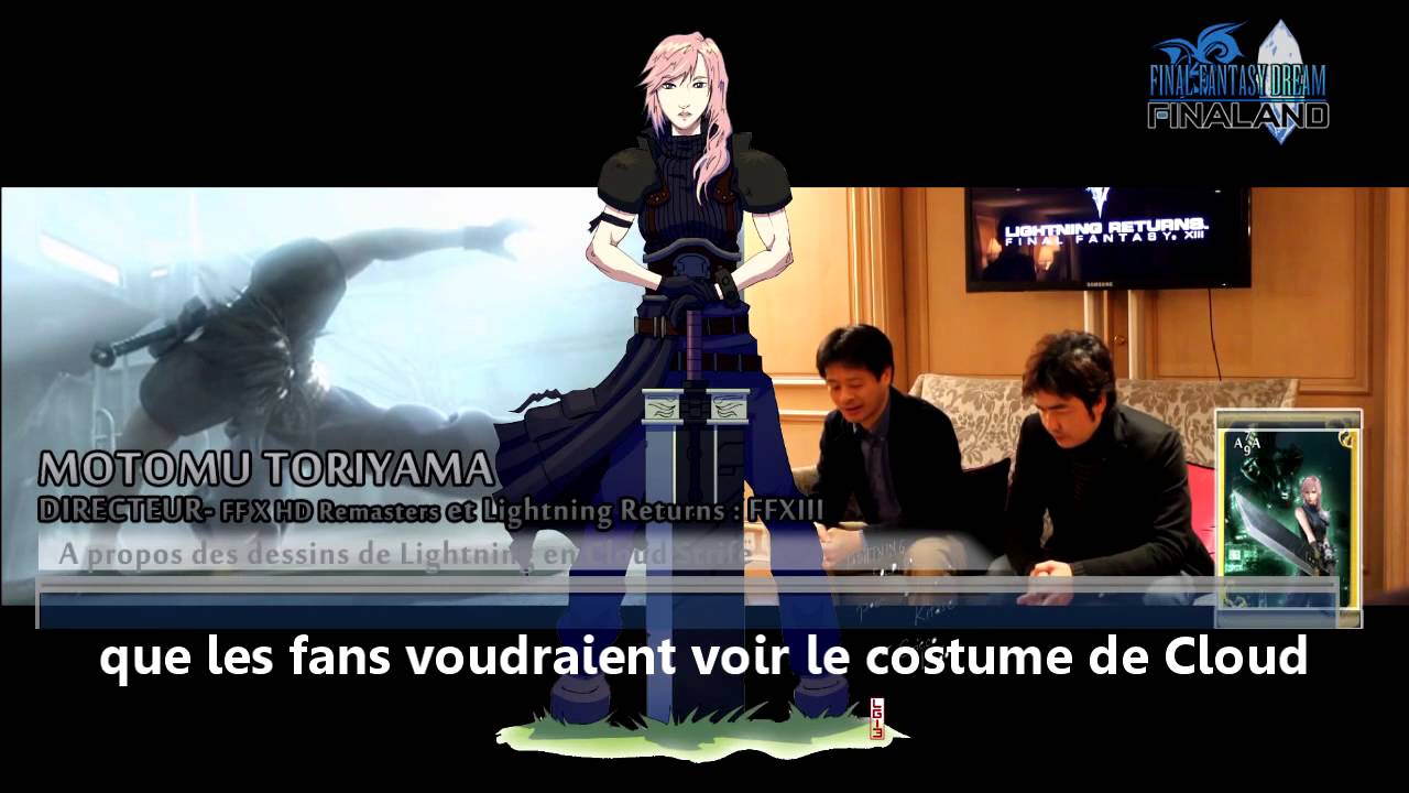 Lightning et le costume de Cloud, une idée FFDream !