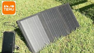 How Well Will A TEMU Folding Solar Panel Work