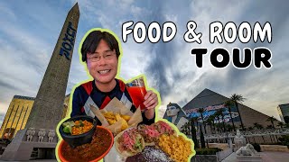 Luxor Las Vegas - FOOD and ROOM TOUR in 2024