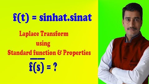 VTU Engineering Maths 2 Laplace transform f(t)=sinhat.sinat third problem by easy maths easy tricks