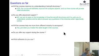 Aircraft Structures Training Courses - Familiarization and Q&A Session Summary