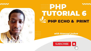 PHP ECHO AND PRINT 6