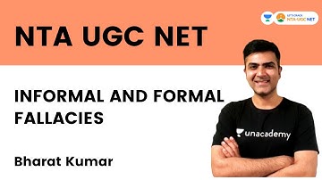 Informal and Formal Fallacies | NTA NET 2022 | Bharat Kumar | Let
