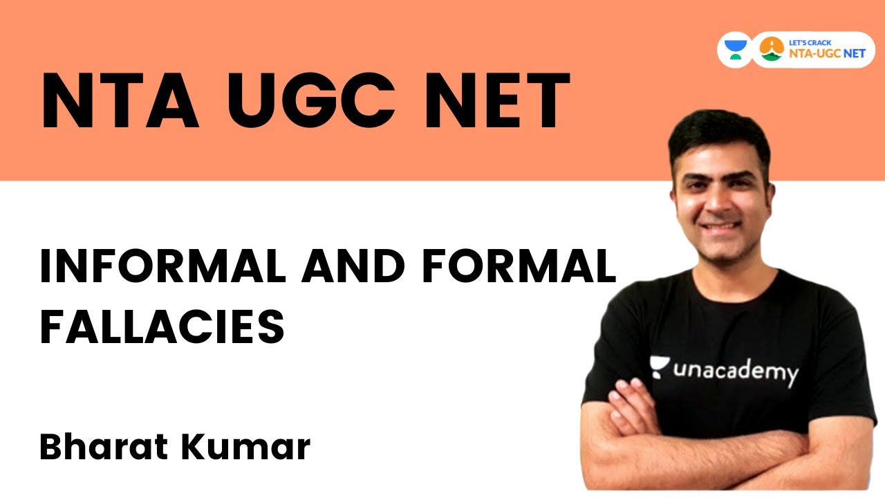 Informal and Formal Fallacies | NTA NET 2022 | Bharat Kumar | Let's Crack NTA-UGC NET