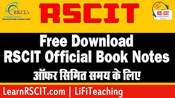 RSCIT Notes In Hindi | RSCIT Important Notes | Question For RSCIT | Pdf File | Notes For RSCIT 2018