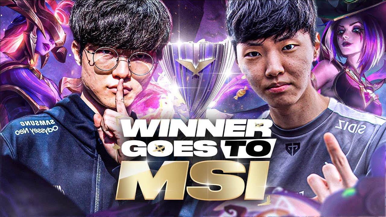 WINNER GOES TO MSI T1 VS GENG UPPER BRACKET CAEDREL YouTube