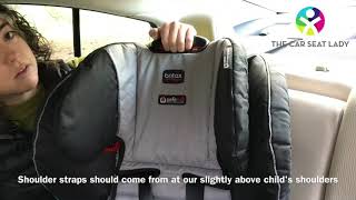 britax first class plus adjusting shoulder straps