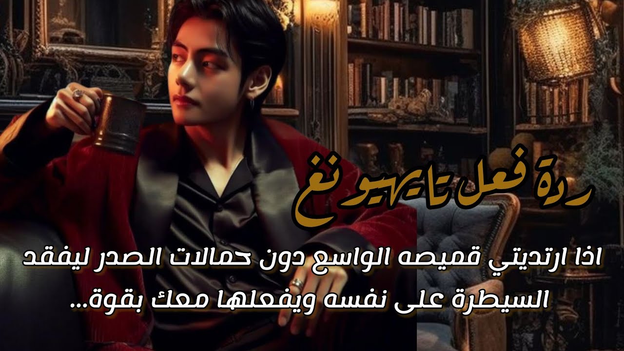 ردة فعل تايهيونغ إذا ارتديتي قميصه دون حمالات الصـ/ـدر لينـ/ـتصب ويقوم بـ....