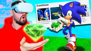 I Played EVERY 3D Sonic Roblox Game In VR! screenshot 5