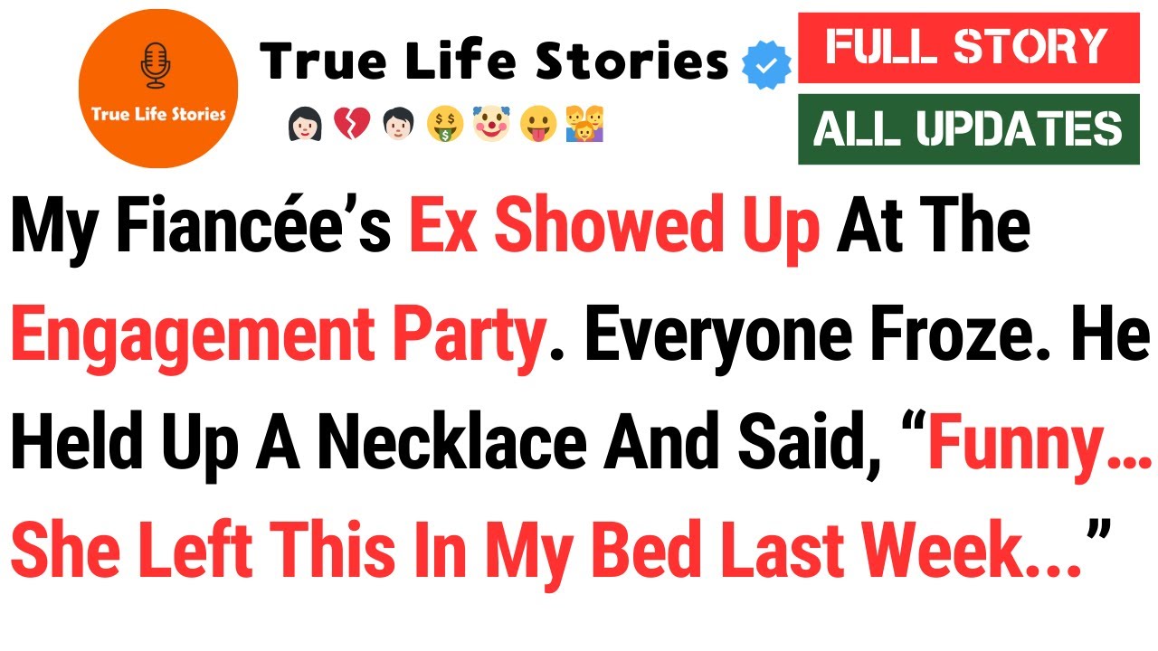 My Fiancée’s Ex Showed Up At The Engagement Party. Everyone Froze. He Held Up A Necklace And Said...