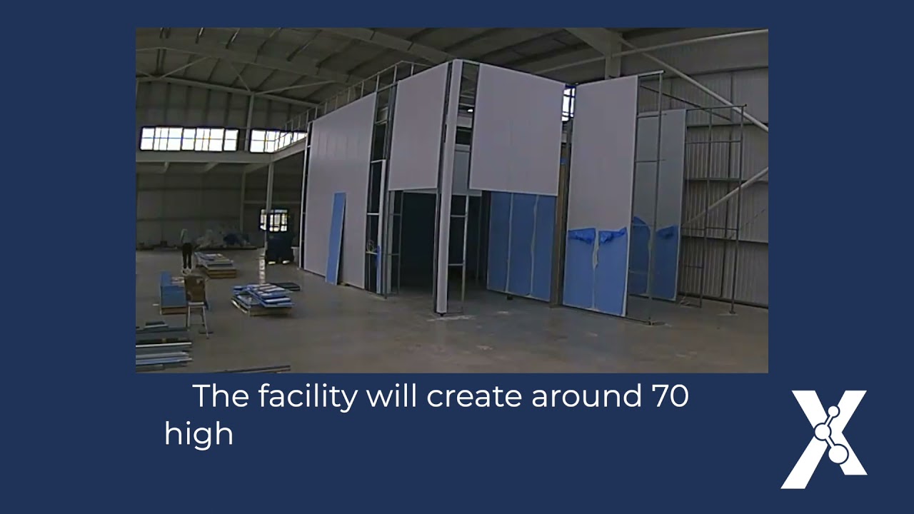 SpectrumX time-lapse of manufacturing facility Knutsford, Cheshire.