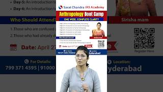 Build Your Basics Anthropology Optional Bridge Course  Starts April 27  Upsc 2026  sirisha Mam