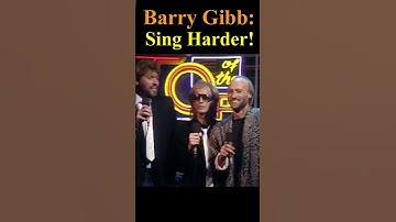 Bee Gees Humor: Sing Harder! #shorts