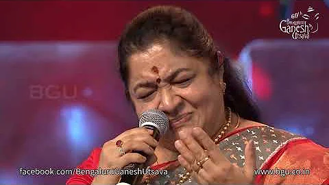 K S CHITRA HIT SONGS MEDLEY | Musical Night by K S Chithra | 60th Bengaluru Ganesh Utsava 2022