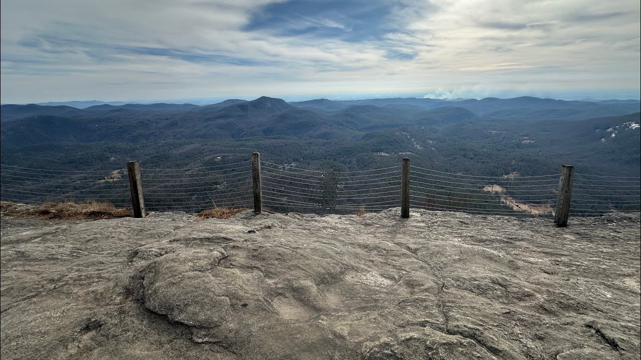 Hiking Whiteside Mountain in NC