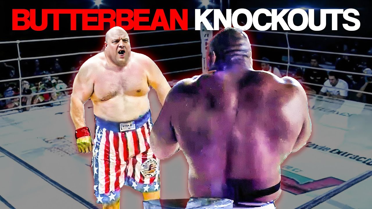 500lbs Of American Power | Butterbean's Best Knockouts