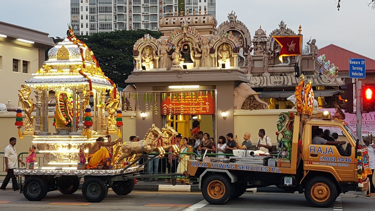 23.04.19 Ramar Navami Silver Chariot Procession @ Sri Vadapathira Kaliamman Temple Singapore