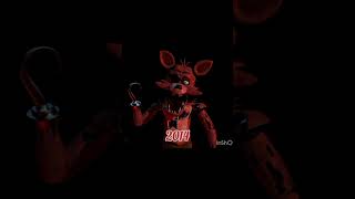 Evolucion del dun dun dun de Foxy shortsviral fnaf foxy fnafmovie