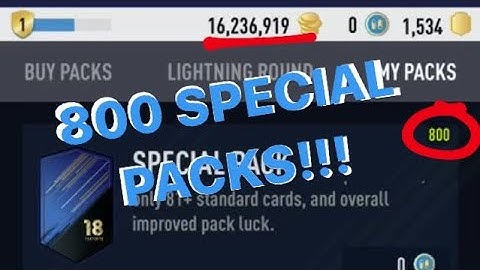 800 SPECIAL PACKS HACK GLITCH! Fut 18 Pack Opener