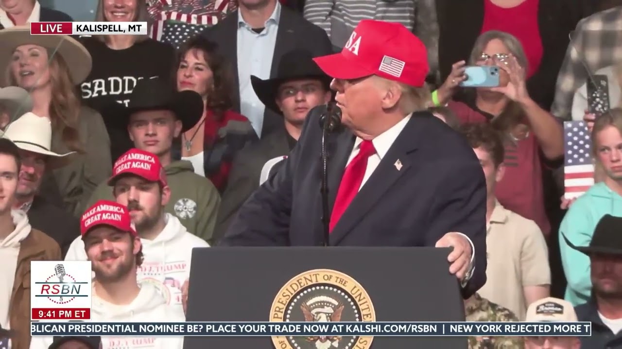 FULL EVENT: President Trump Delivers Emphatic Remarks at Kalispell, Montana Rally - 10/14/26