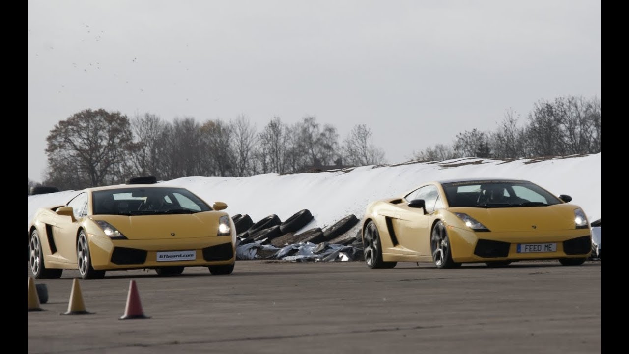 520 HP Lamborghini Gallardo SE E-gear vs 500 HP Lamborghini Gallardo E-gear UNCUT
