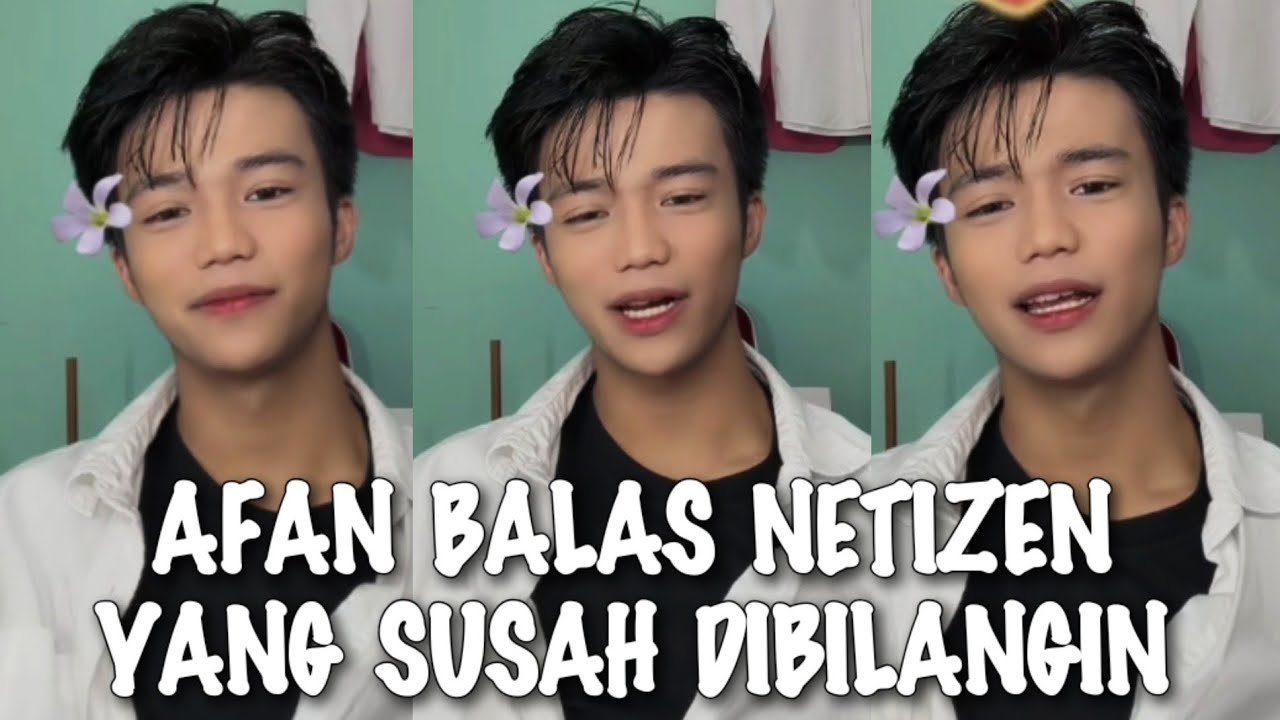 GEGER√√ AFAN DA5 EMOSI  SEMPROT BALIK NETIZEN YANG SUSAH DIMENGERTI 