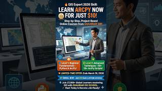 🔥 GIS Expert 2026 skill: Learn ArcPy now for $10! March 2026 | Best Python GIS Course