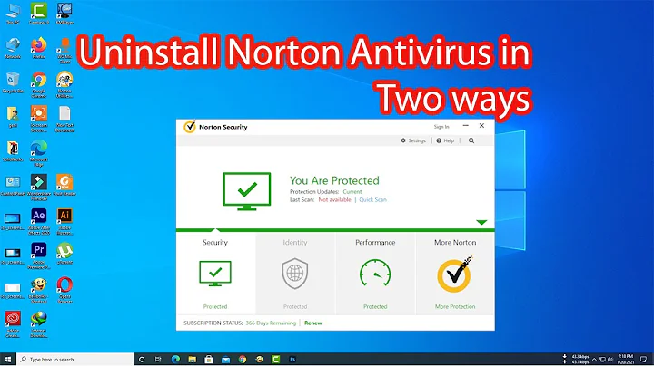 Logiciel pour désinstaller norton antivirus