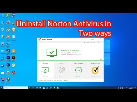 How to uninstall norton antivirus on windows 10