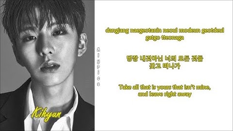 MONSTA X - Broken Heart (Rom-Han-Eng Lyrics) Color & Picture Coded