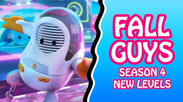 SEASON 4 NEW LEVELS GAMEPLAY | Fall Guys: Ultimate Knockout