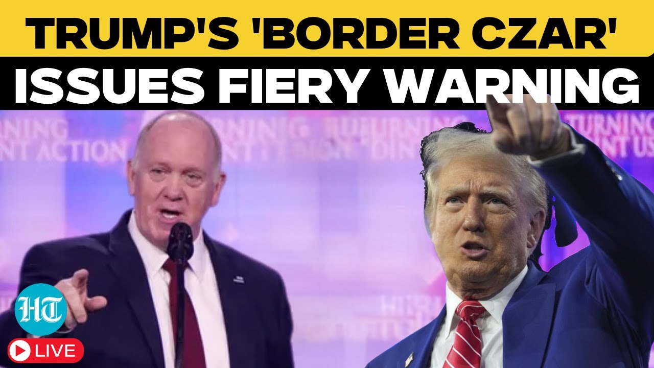Tom Homan Speech LIVE: Trump's 'Border Czar' On immigration and U.S. Mexico relations | Donald Trump