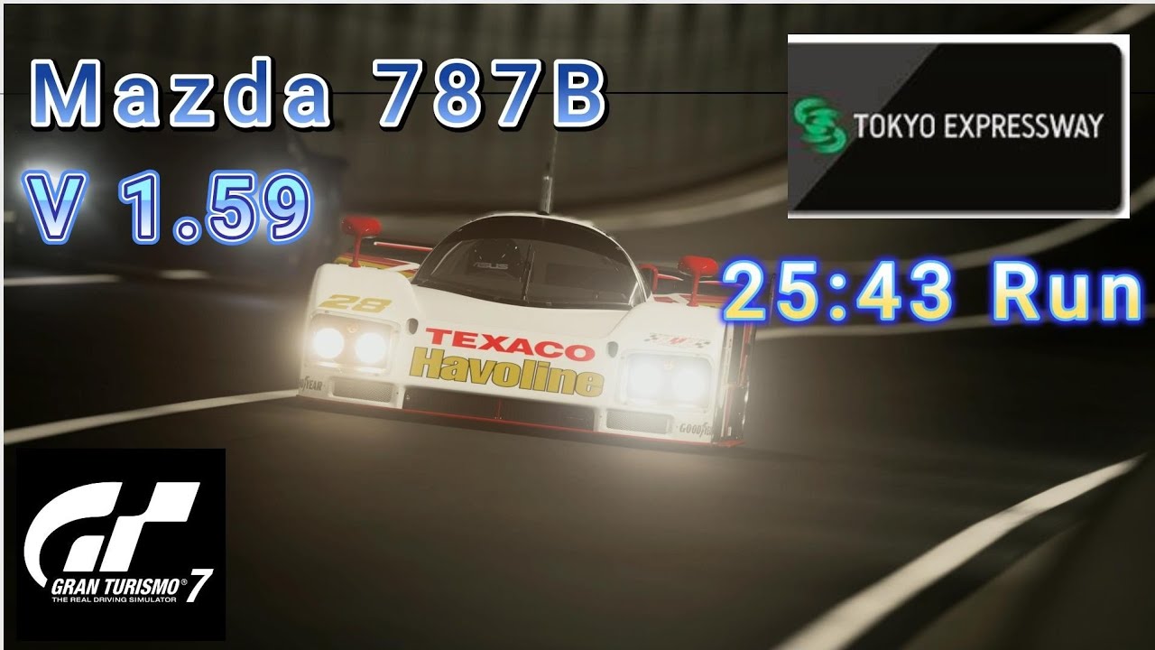 GT7 Tokyo Expressway 600 Mazda 787B Build V 1.59 - YouTube