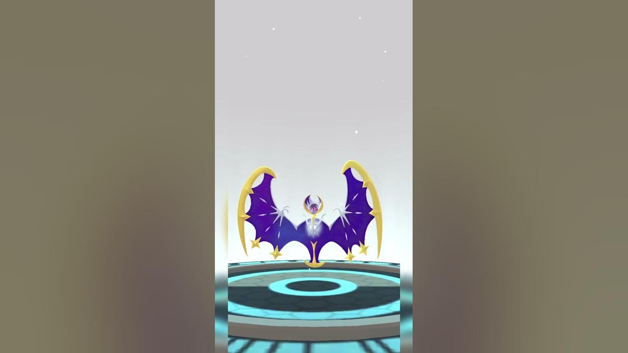 Wild Shiny Lunala in Pokemon Go 