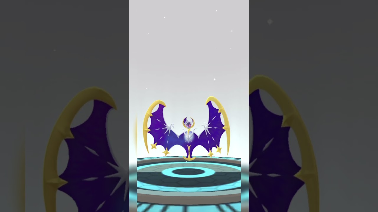 Wild Shiny Lunala in Pokemon Go 