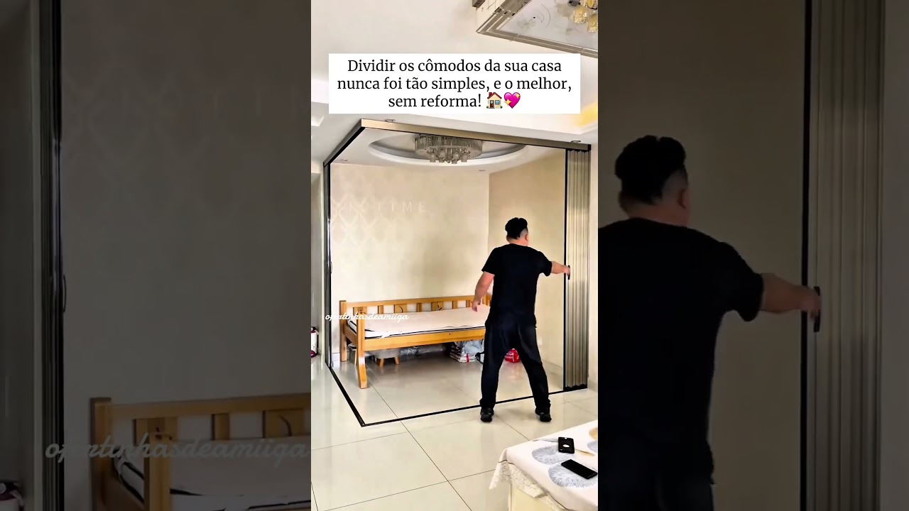 🚨➡️LINK NOS COMENTÁRIOS⬅️ porta dobrável perfeita para dividir ambientes da shopee! 