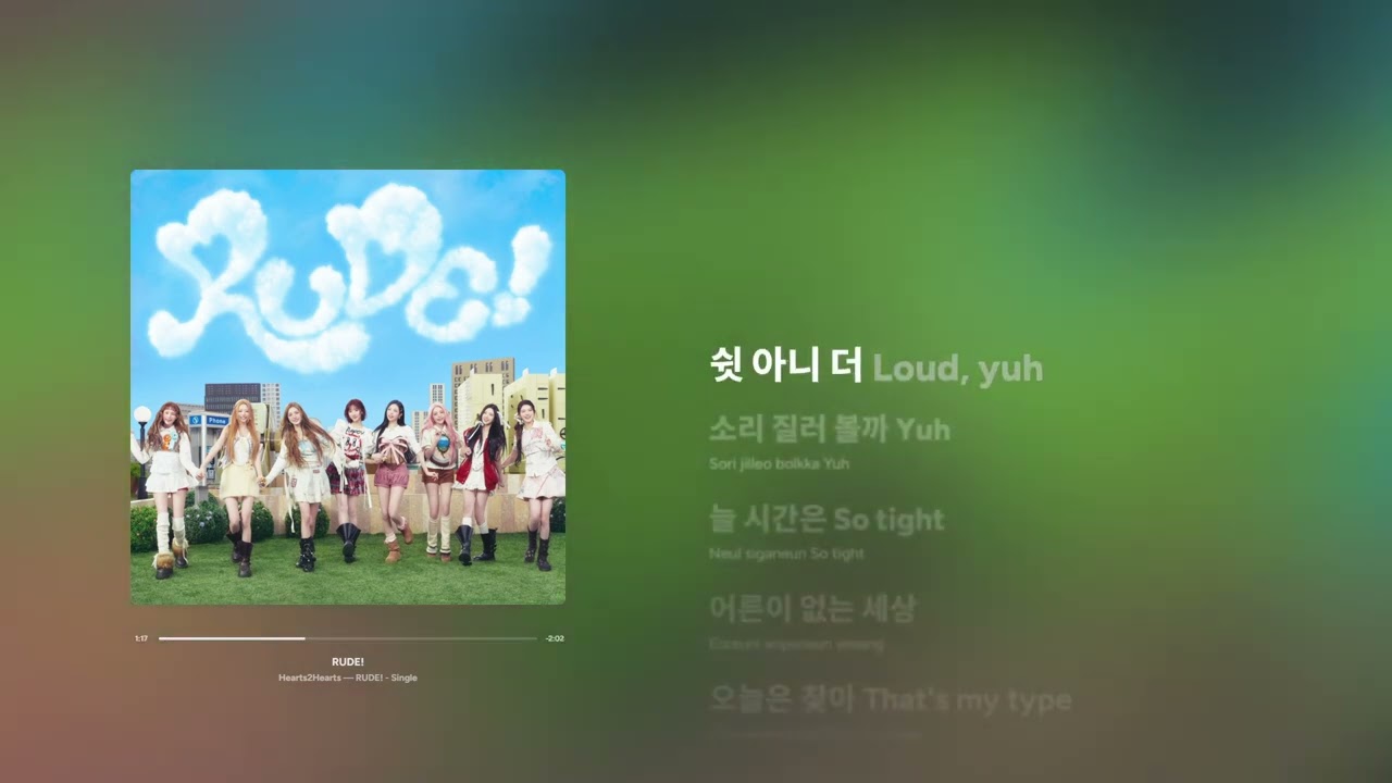 Hearts2Hearts(하츠투하츠) - RUDE! - Instrumental + Back Vocals
