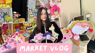 my most successful market EVER! | come with me to Comic Con | crochet market prep & vlog