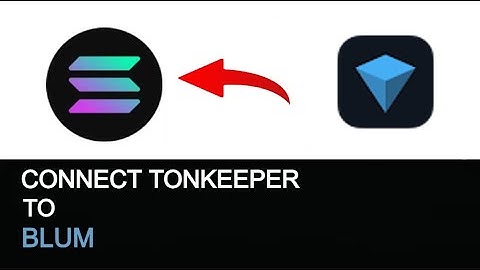 How To Connect Blum To Your TonKeeper Wallet Address (EASY)